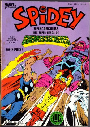 Spidey tome 69 - Spidey 69 (éd. 1985)
