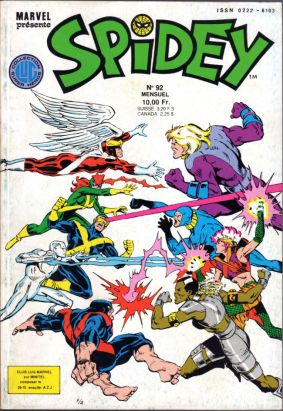 Spidey tome 92 - Spidey 92 (éd. 1987)