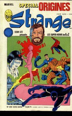 Strange (Spécial Origines) tome 232 - Strange 232 bis (éd. 1989)