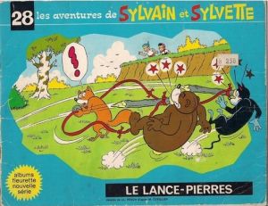 Sylvain et Sylvette (03-série : Fleurette nouvelle série) tome 28 - Le lance-pierres (éd. 1970)