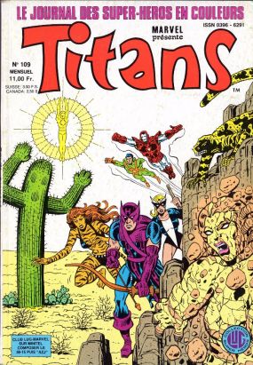 Titans tome 109 - Titans 109 (éd. 1988) Titans tome 109 - Titans 109 (éd. 1988)