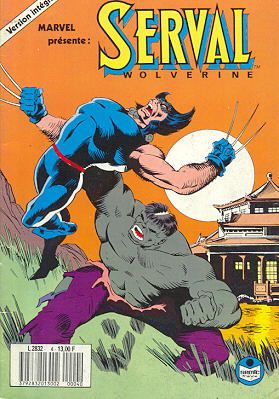 Serval-Wolverine tome 4 - Serval 4 (éd. 1990)