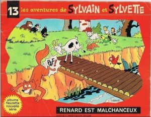 Sylvain et Sylvette (03-série : Fleurette nouvelle série) tome 13 - Renard est malchanceux (éd. 1968)