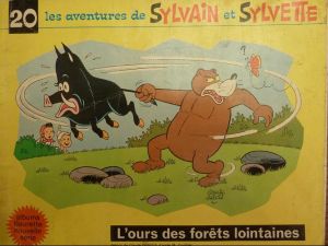 Sylvain et Sylvette (03-série : Fleurette nouvelle série) tome 20 - L'ours des forêts lointaines (éd. 1969)