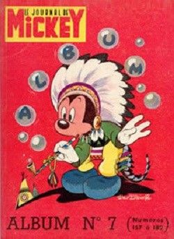 (Recueil) Mickey (Le Journal de) tome 7 - Album n°7 (n°157 à 182) (éd. 1955) (Recueil) Mickey (Le Journal de) tome 7 - Album n°7 (n°157 à 182) (éd. 1955)