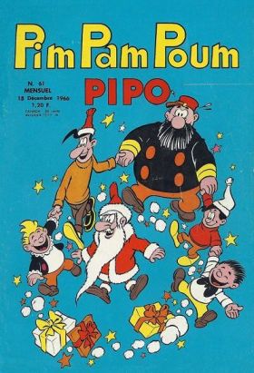 Pim Pam Poum (Pipo - Mensuel) tome 61 - Mensuel n°061 (éd. 1966)