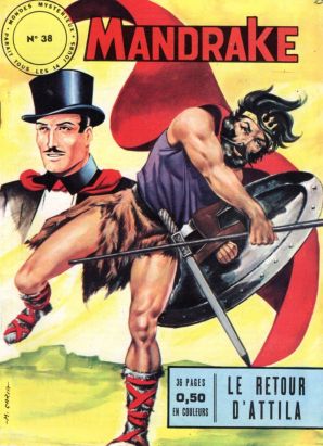 Mandrake (1re Série) tome 38 - Le retour d'Attila (éd. 1964)