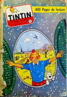 (Recueil) Tintin (Album du journal - Édition française) tome 31 - Tome 31 (éd. 1957)