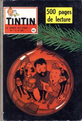 (Recueil) Tintin (Album du journal - Édition française) tome 42 - Tintin album du journal (éd. 1960)