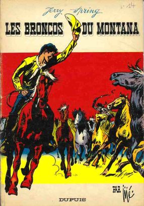 Jerry Spring tome 14 - Les broncos du Montana (éd. 1965)