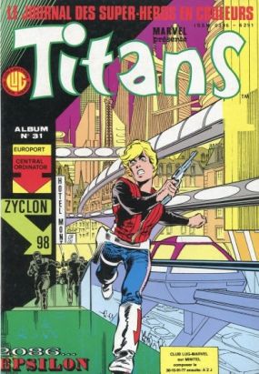 Titans - Album N°31 (du n°91 au n°93) (éd. 1986)