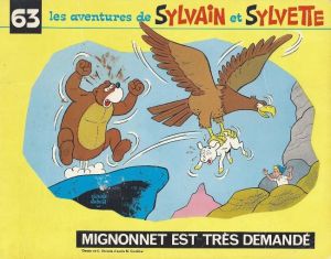 Sylvain et Sylvette (03-série : Fleurette nouvelle série) tome 63 - Mignonnet est très demandé (éd. 1974)