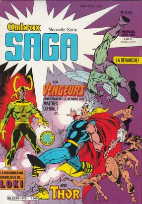 Ombrax Saga tome 245 - Ombrax Saga 245 (éd. 1986) Ombrax Saga tome 245 - Ombrax Saga 245 (éd. 1986)