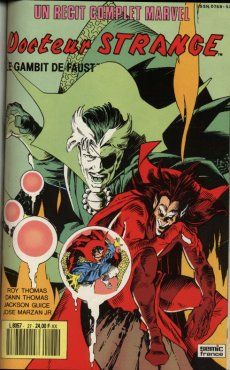 Récit complet Marvel (Un) tome 27 - Docteur Strange - Le gambit de Faust (éd. 1990)