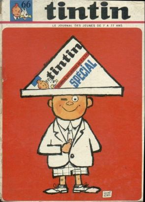 (Recueil) Tintin (Album du journal - Édition française) tome 66 - Tintin album du journal (éd. 1965)