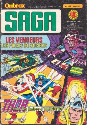 Ombrax Saga tome 251 - Ombrax Saga 251 (éd. 1986)