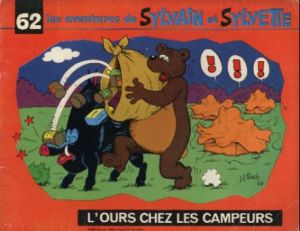 Sylvain et Sylvette (03-série : Fleurette nouvelle série) tome 62 - L'ours chez les campeurs (éd. 1974)