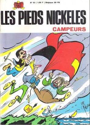 Pieds Nickelés (Les) - La collection (Hachette) tome 63 - Les pieds nickelés campeurs (éd. 1968) Pieds Nickelés (Les) - La collection (Hachette) tome 63 - Les pieds nickelés campeurs (éd. 1968)