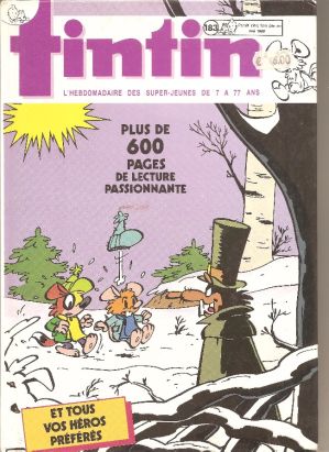 (Recueil) Tintin (Album du journal - Édition française) tome 183 - Tintin album du journal (éd. 1988)