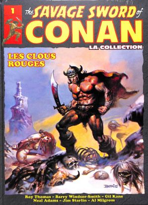 Savage Sword of Conan (The) - La Collection (Hachette) tome 1 - Les clous rouges (éd. 2017)