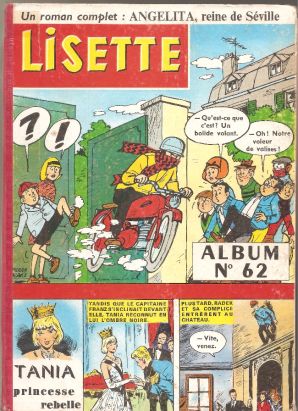 (Recueil) Lisette (après-guerre) tome 62 - Album N°62 (éd. 1964)