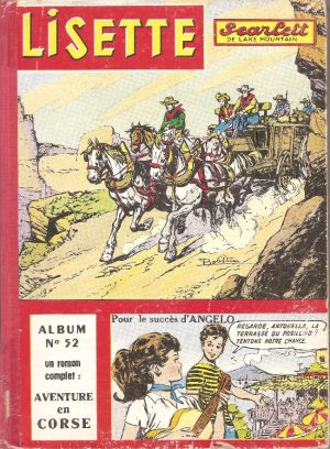 (Recueil) Lisette (après-guerre) tome 52 - Album N°52 (éd. 1962)