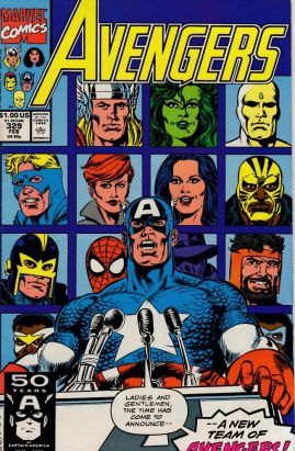Avengers VO (1963) tome 329 - Starting line-up (éd. 1991)