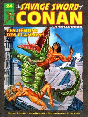Savage Sword of Conan (The) - La Collection (Hachette) tome 24 - Les démons des flammes ! (éd. 2018)