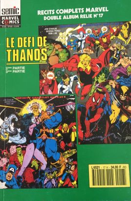 Un récit complet Marvel - Double Album Relié N°17 (éd. 1992)