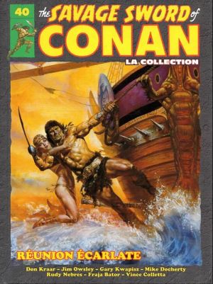 Savage Sword of Conan (The) - La Collection (Hachette) tome 40 - Réunion écarlate (éd. 2019)