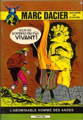 Marc Dacier (1re série) tome 8 - L'Abominable Homme des Andes (éd. 1975)