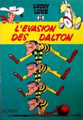 Lucky Luke tome 15 - L'évasion des Dalton (éd. 1960)