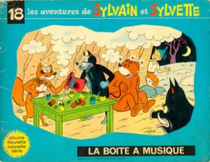 Sylvain et Sylvette (03-série : Fleurette nouvelle série) tome 18 - La boîte à musique (éd. 1968)