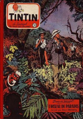 (Recueil) Tintin (Album du journal - Édition française) tome 20 - Tintin album du journal (éd. 1954)