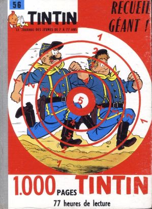 (Recueil) Tintin (Album du journal - Édition française) tome 56 - Tintin album du journal (éd. 1963)