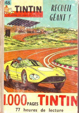 (Recueil) Tintin (Album du journal - Édition française) tome 48 - Tintin album du journal (éd. 1961)