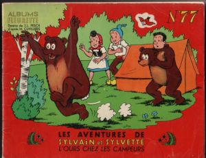 Sylvain et Sylvette (01-série : albums Fleurette) tome 77 - L'ours chez les campeurs (éd. 1966) Sylvain et Sylvette (01-série : albums Fleurette) tome 77 - L'ours chez les campeurs (éd. 1966)