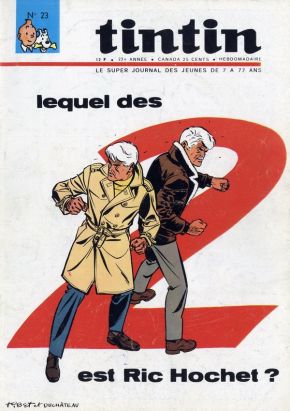 Revue Le journal de Tintin (éd. Belge) tome 23 - Lequel des 2 est Ric Hochet ? Revue Le journal de Tintin (éd. Belge) tome 23 - Lequel des 2 est Ric Hochet ?
