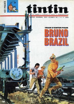 Revue Le journal de Tintin (éd. Belge) tome 24 -  Train d'enfer pour Bruno Brazil