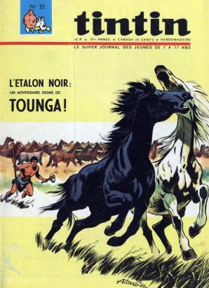 Revue Le journal de Tintin (éd. Belge) tome 32 - L'étalon noir : un adversaire digne de Tounga ! Revue Le journal de Tintin (éd. Belge) tome 32 - L'étalon noir : un adversaire digne de Tounga !