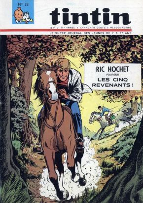 Revue Le journal de Tintin (éd. Belge) tome 33 - Ric Hochet poursuit les cinq revenants !