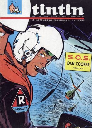 Revue Le journal de Tintin (éd. Belge) tome 34 - S.O.S. Dan Cooper Revue Le journal de Tintin (éd. Belge) tome 34 - S.O.S. Dan Cooper