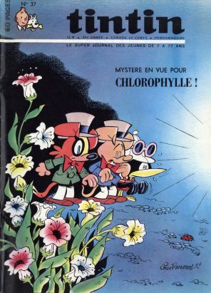 Revue Le journal de Tintin (éd. Belge) tome 37 - Mystère en vue pour Chlorophylle !