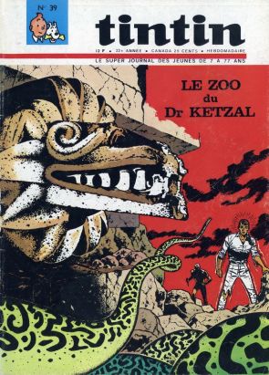 Revue Le journal de Tintin (éd. Belge) tome 39 - Le zoo du Dr Ketzal Revue Le journal de Tintin (éd. Belge) tome 39 - Le zoo du Dr Ketzal
