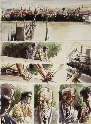 Planche originale Block 109 ; couleurs 1