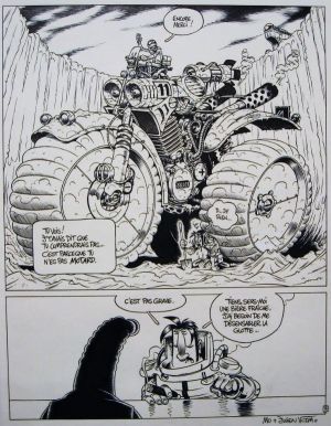 Planche originale Cosmik Roger ; Encore Merci