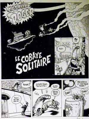 Planche originale Cosmik Roger ; Le cobaye solitaire