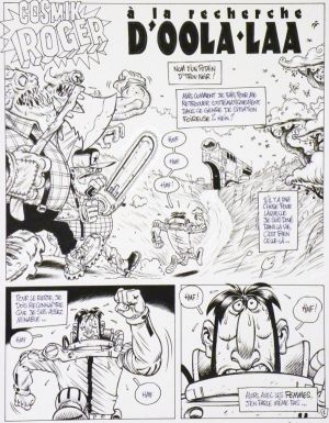 Planche originale Cosmik Roger ; D'oola-laa