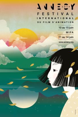 Affiche Festival Animation Annecy 2019 40x60