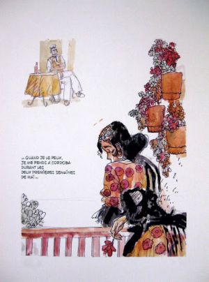 Affiche Corto gitane balson cordoba (30x40)
